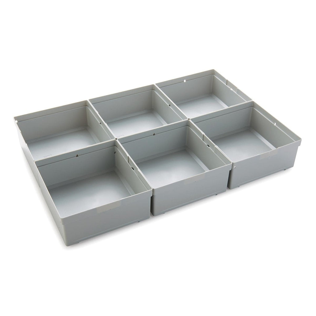 Tanos - 150mm x 150mm Insert Box Set, 6-pc, for systainer³ M89 or L89 Organizers